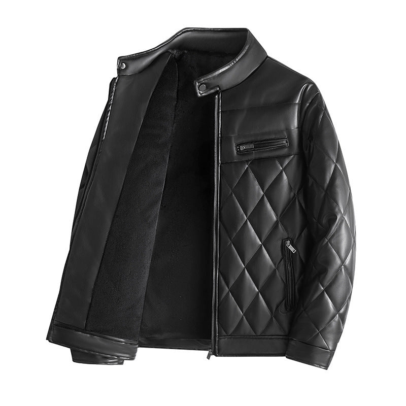 Men's Leather Jackets Thick Casual Men