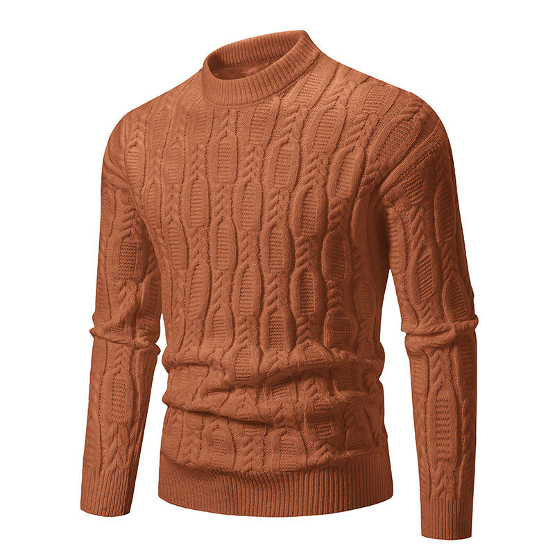 Men's Fashionable Warm Casual Round Neck Sweater